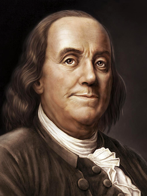 Figura 1 - Benjamin Franklin.